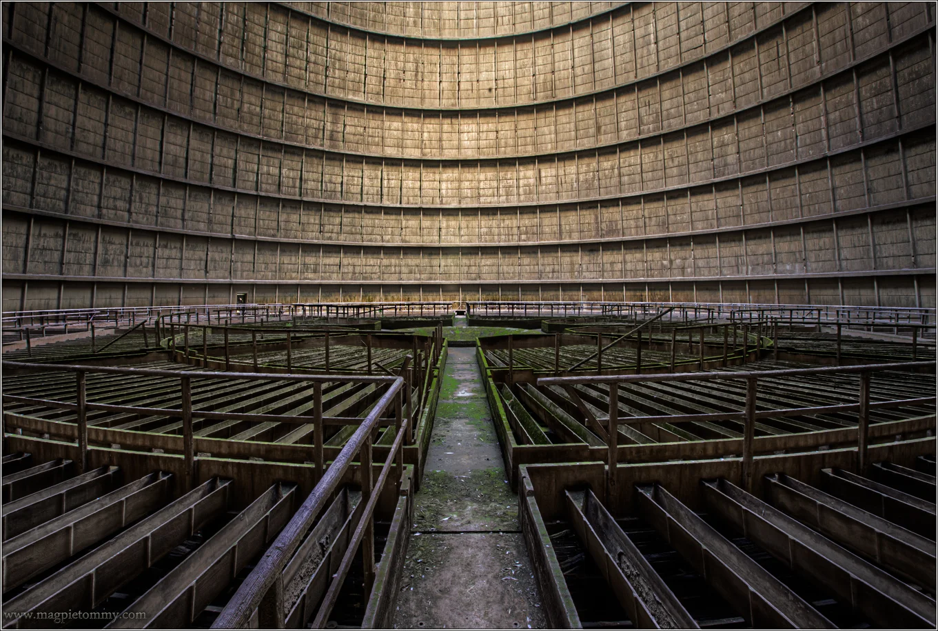 Inside a Cooling Tower