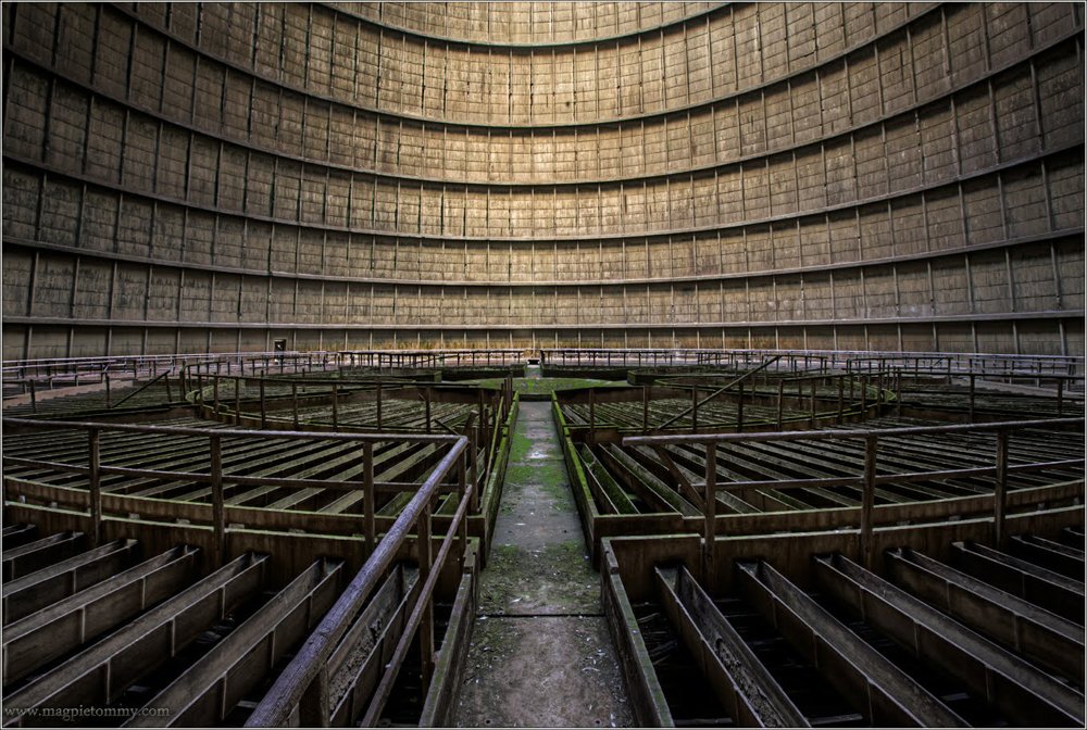  Inside a Cooling Tower  Full set on my   blog.   