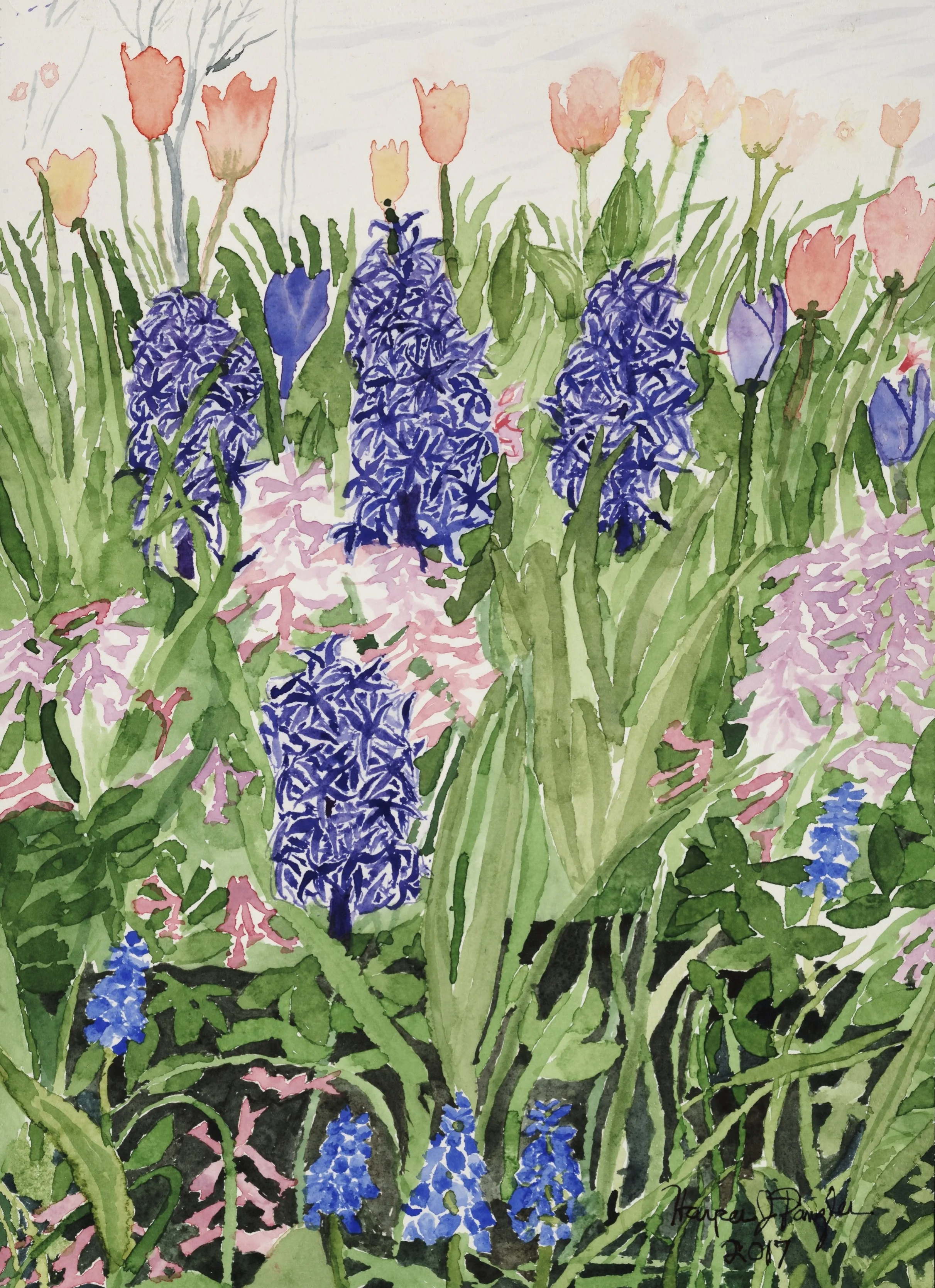 April Flowers on Dana St