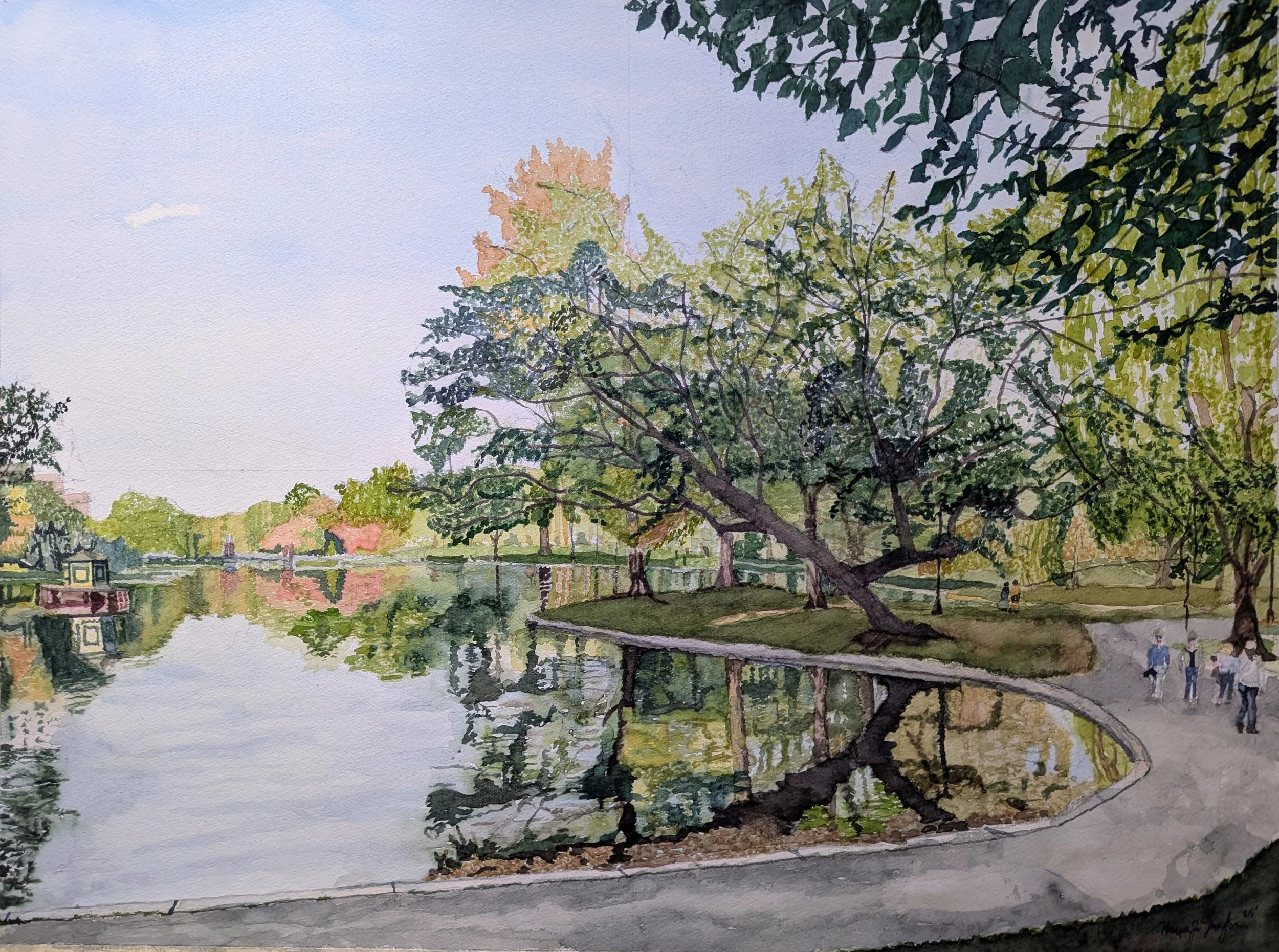 Golden Hour at the Public Garden