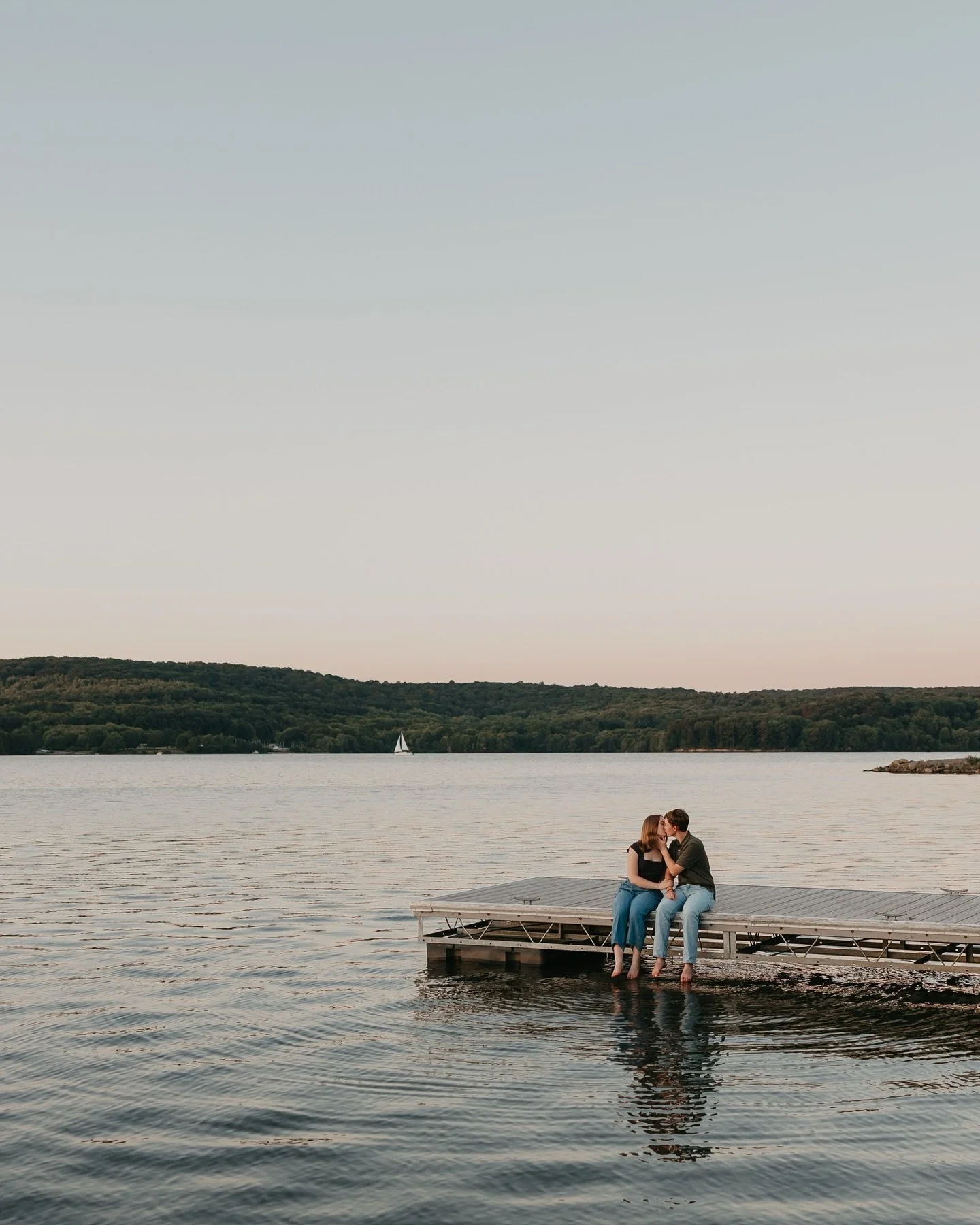 Nora + Danny + the perfect day for a swim 👀

#lizegbertphoto #canon #canonphotography #portraitphotography #statepark 
#familyphotographer #portraits #swimming 
#weddingphotographer #wedding #engagement #engagementphotographer #justengaged #2026brid