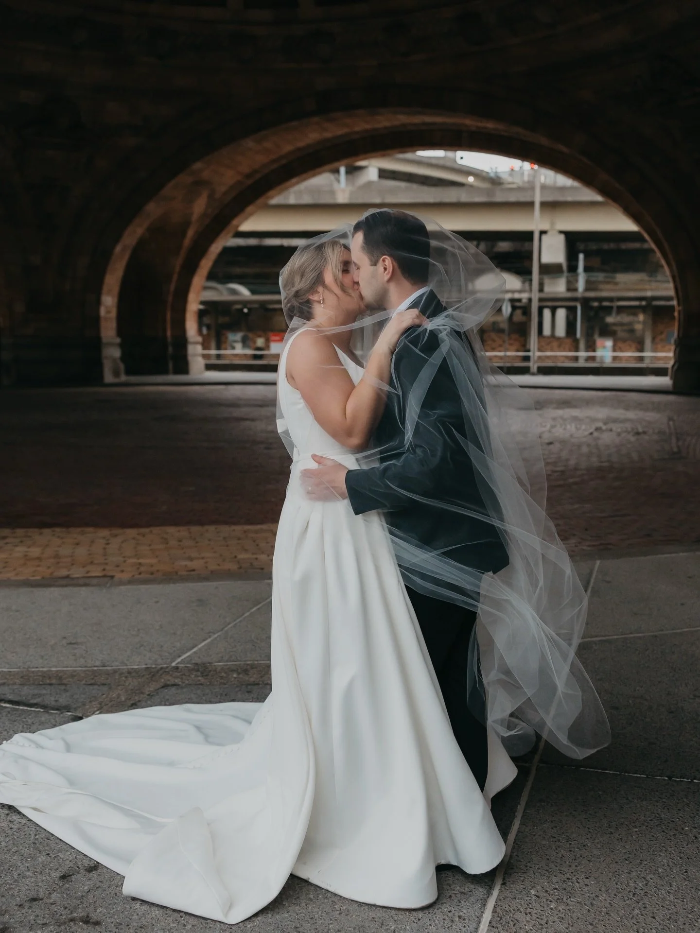 The wind was an (un)paid actor for Allie and Matt&rsquo;s wedding day. We took some time to do portraits at the Pennsylvanian and WOW did it pay off. Such a beautiful location! And it kept us dry when the rain threatened to shoo us indoors.

#wedding