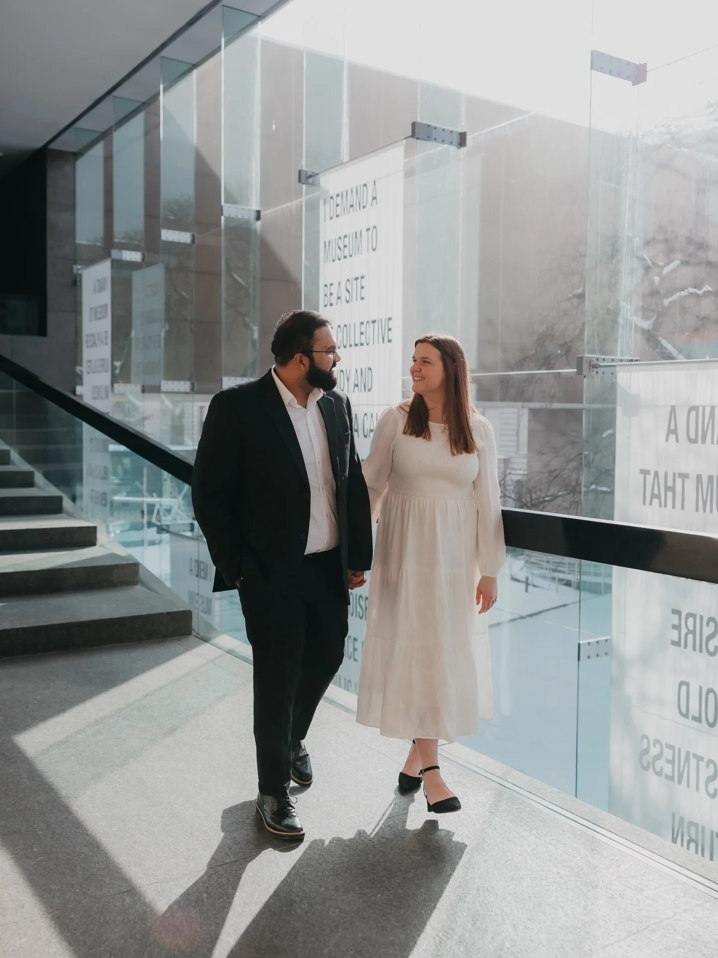 A moment for the winter light at the CMOA 😍