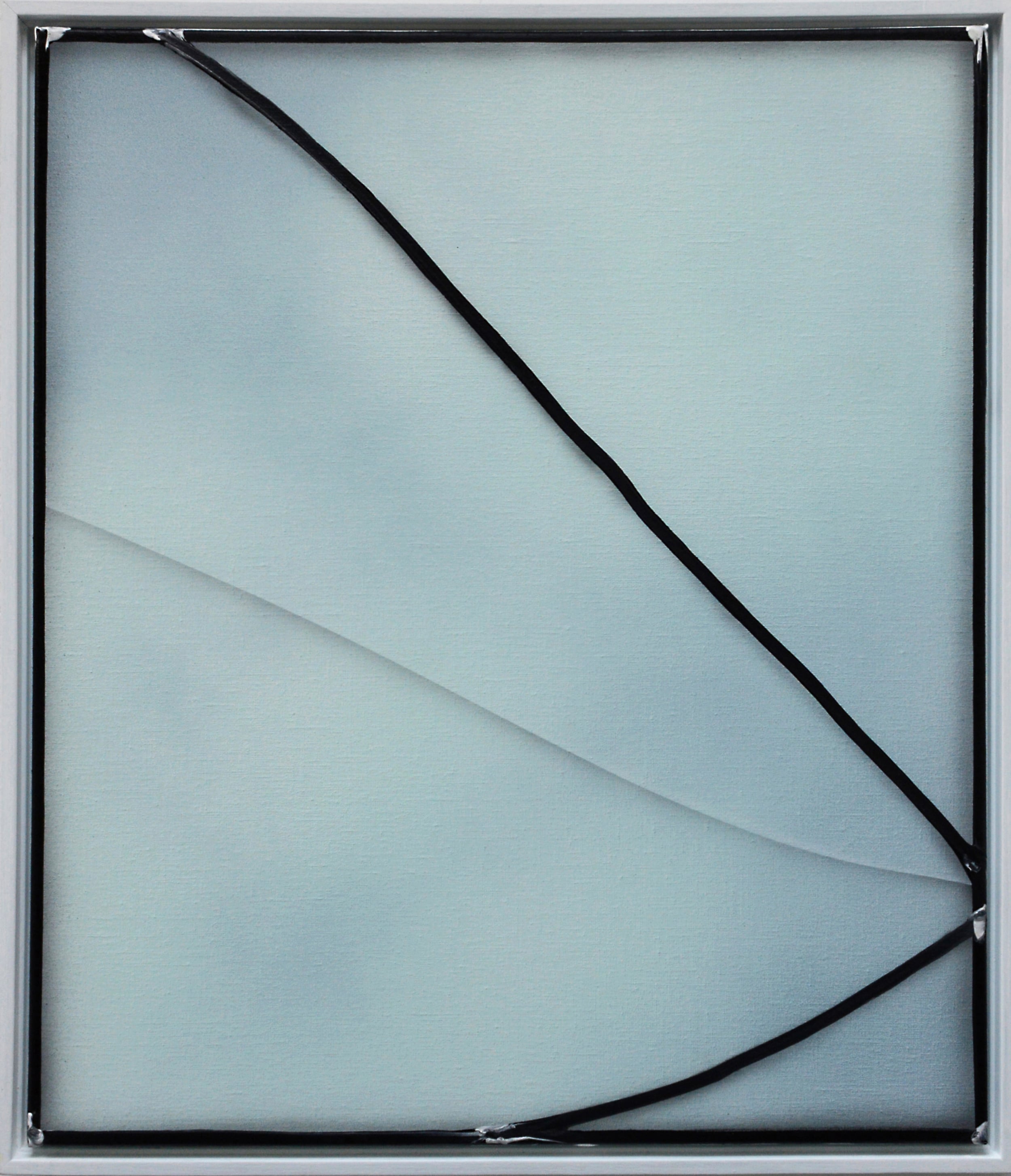 Silver Lining Stained | 2015acrylic on linen70 x 60 cm
