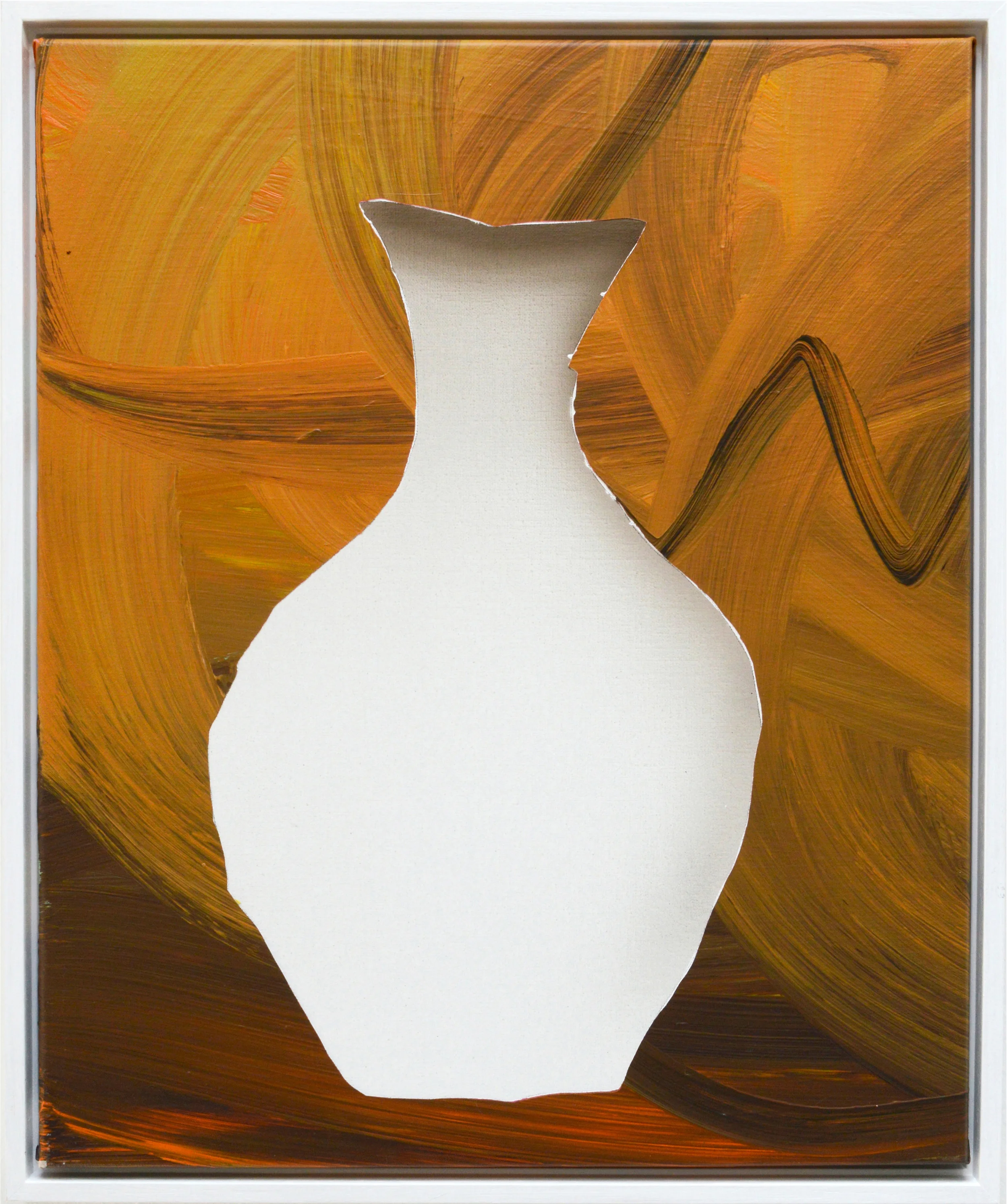 Vase Brown | 2015acrylic on linen55 x 45 cm
