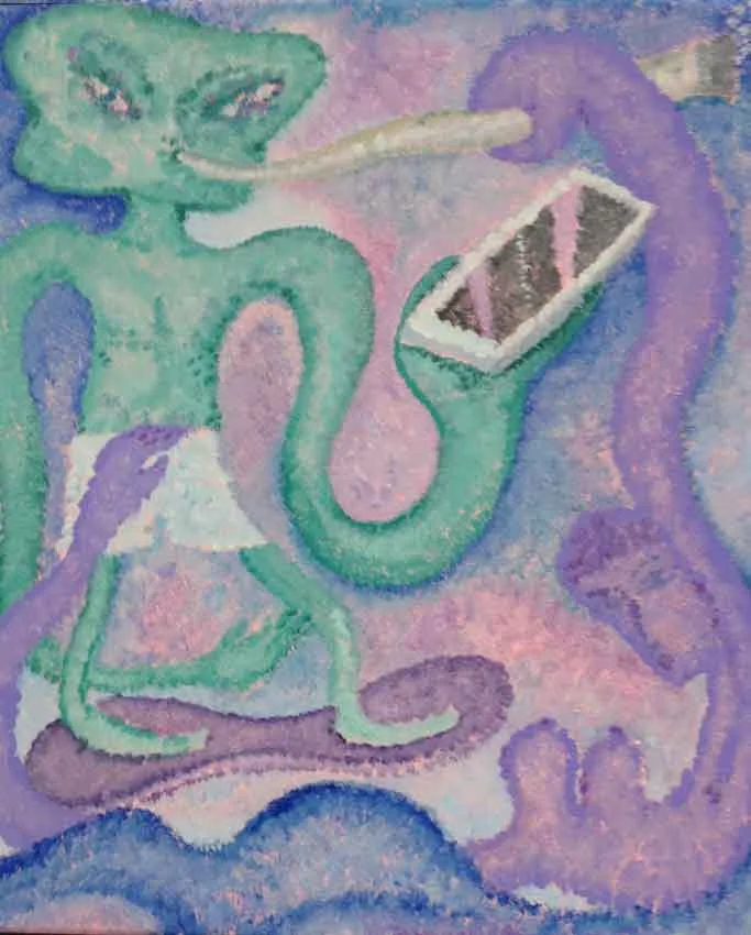 Lilo Handstitch | 2015gouache on linen50 x 40 cm