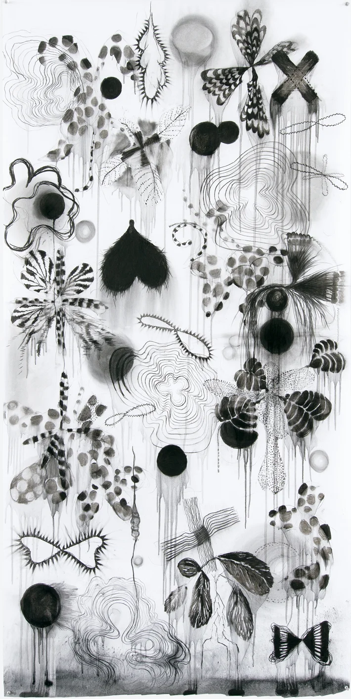 untitled | 2015charcoal on paper200 x 100 cm