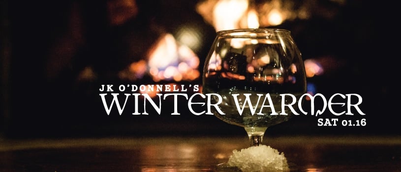  JK O'sWinter Warmer will be held in a heated tent behind their pub. Tickets are $25 each and you can get them at the pub or at EVENTBRITE Your ticket will get you a beer stein and $20 worth of beer. There will be no "day of" tickets sold this year. Space is limited for this event so get your tickets early- at the pub or online.