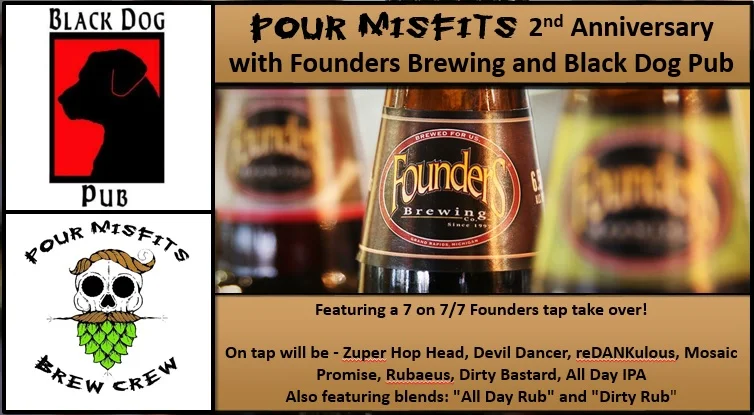 Come celebrate at Black Dog Pub &amp; Restaurant, the place where we originally all met up that one day back in the day (2 years ago).Since it all started with a KBS tapping, so we've reached out to Founders Brewing Co. to secure an amazing tap take…