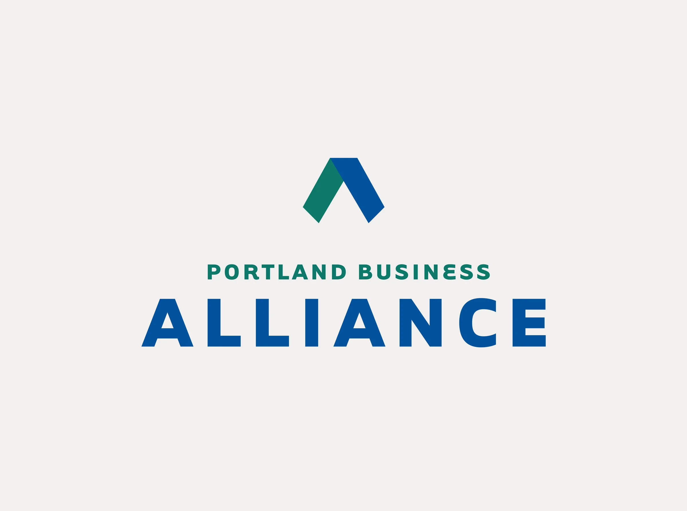 Portland Business Alliance Logo Brand Identity Design