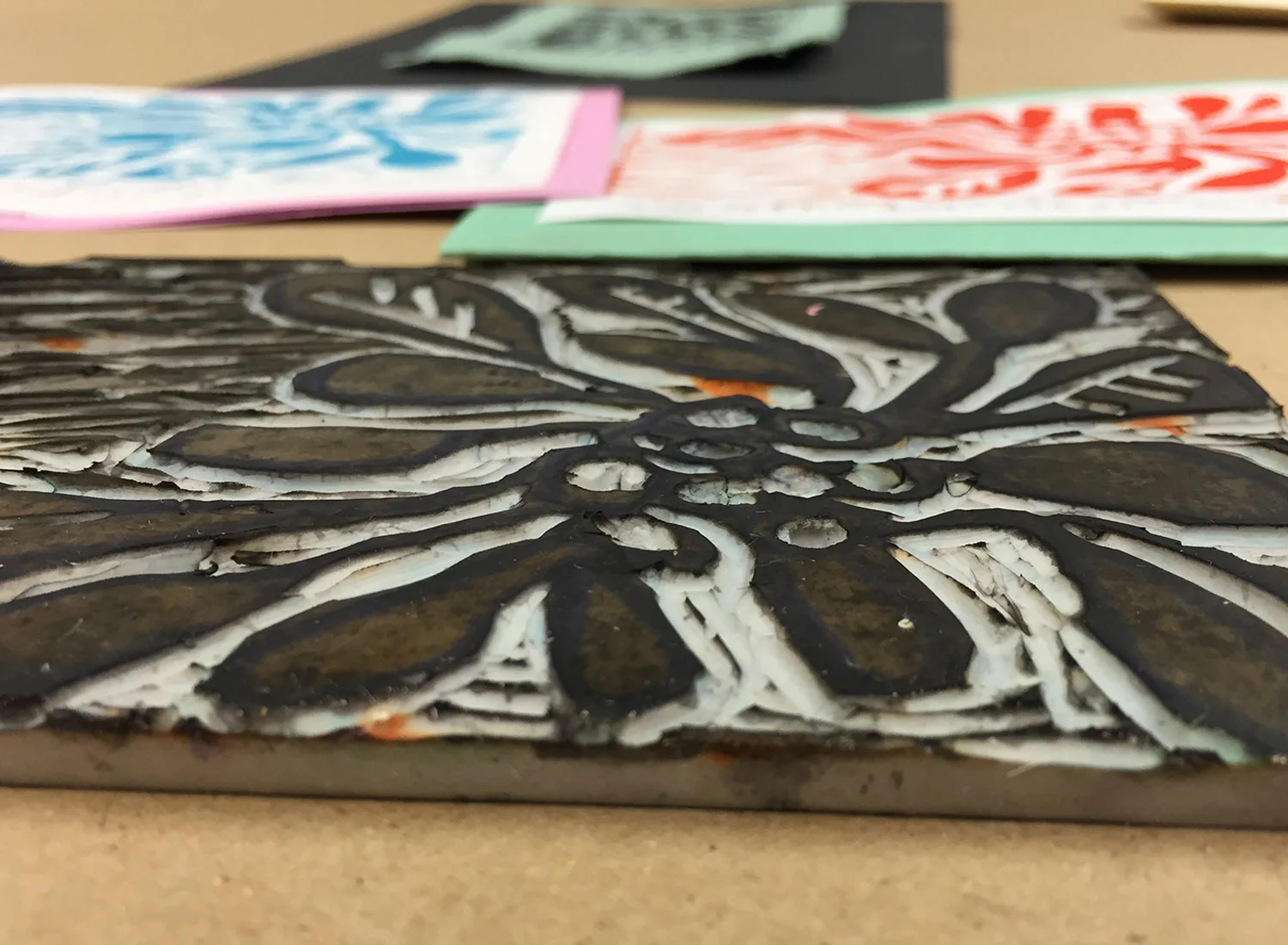 Printmaking Workshop Holiday Cards with Maddy Fraioli