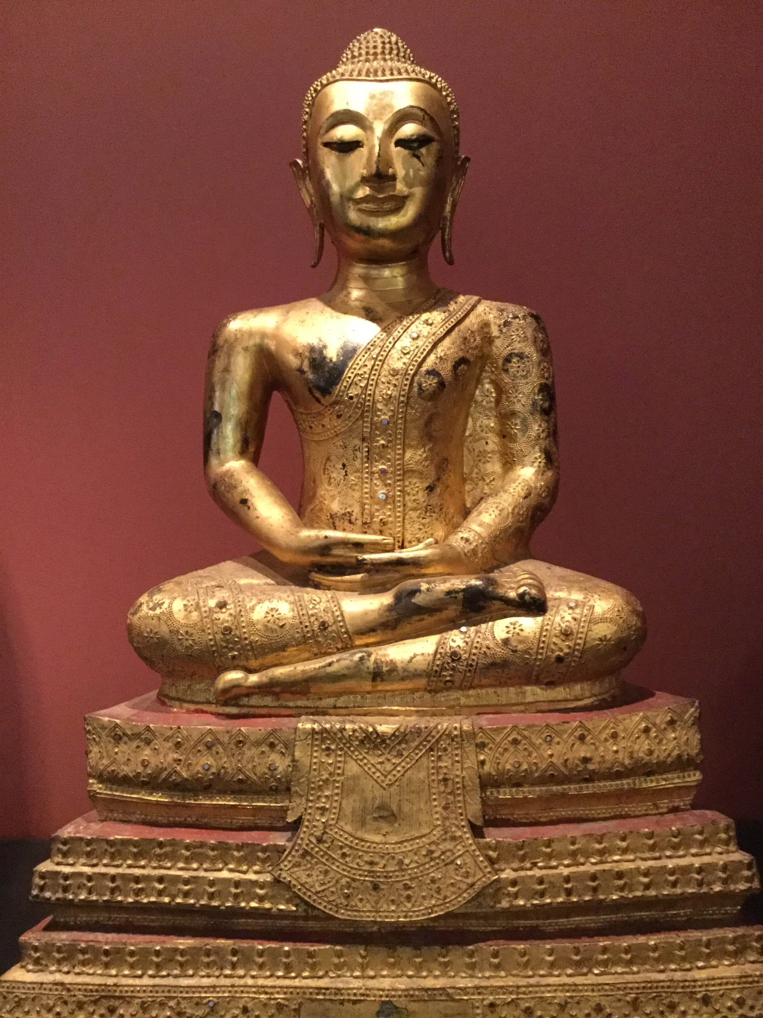 Minute with a Masterpiece: Seated Buddha on Lotus Throne by Unknown Artist