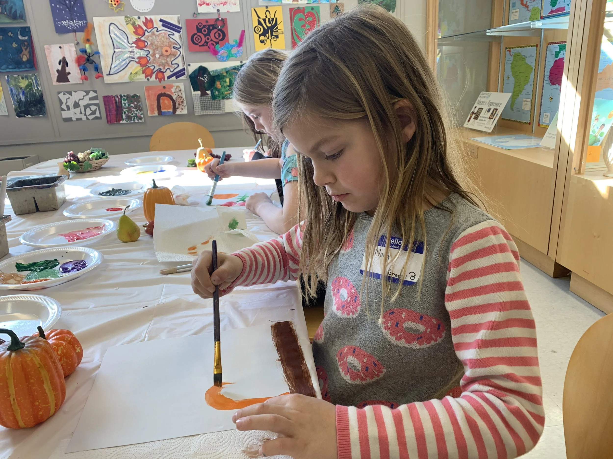 GIRL SCOUT DAY AT THE ZMA | Brownie Painting Badge