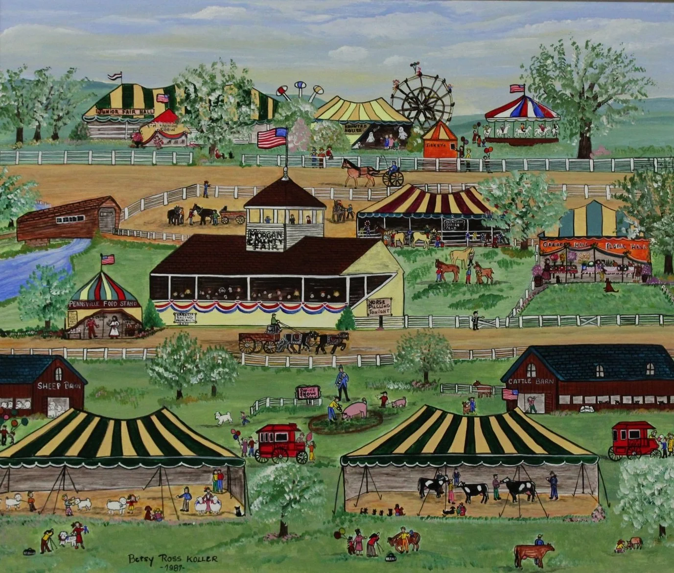 ZMA Puzzler! Morgan County Fair in The Good Old Days by Betsy Ross Koller