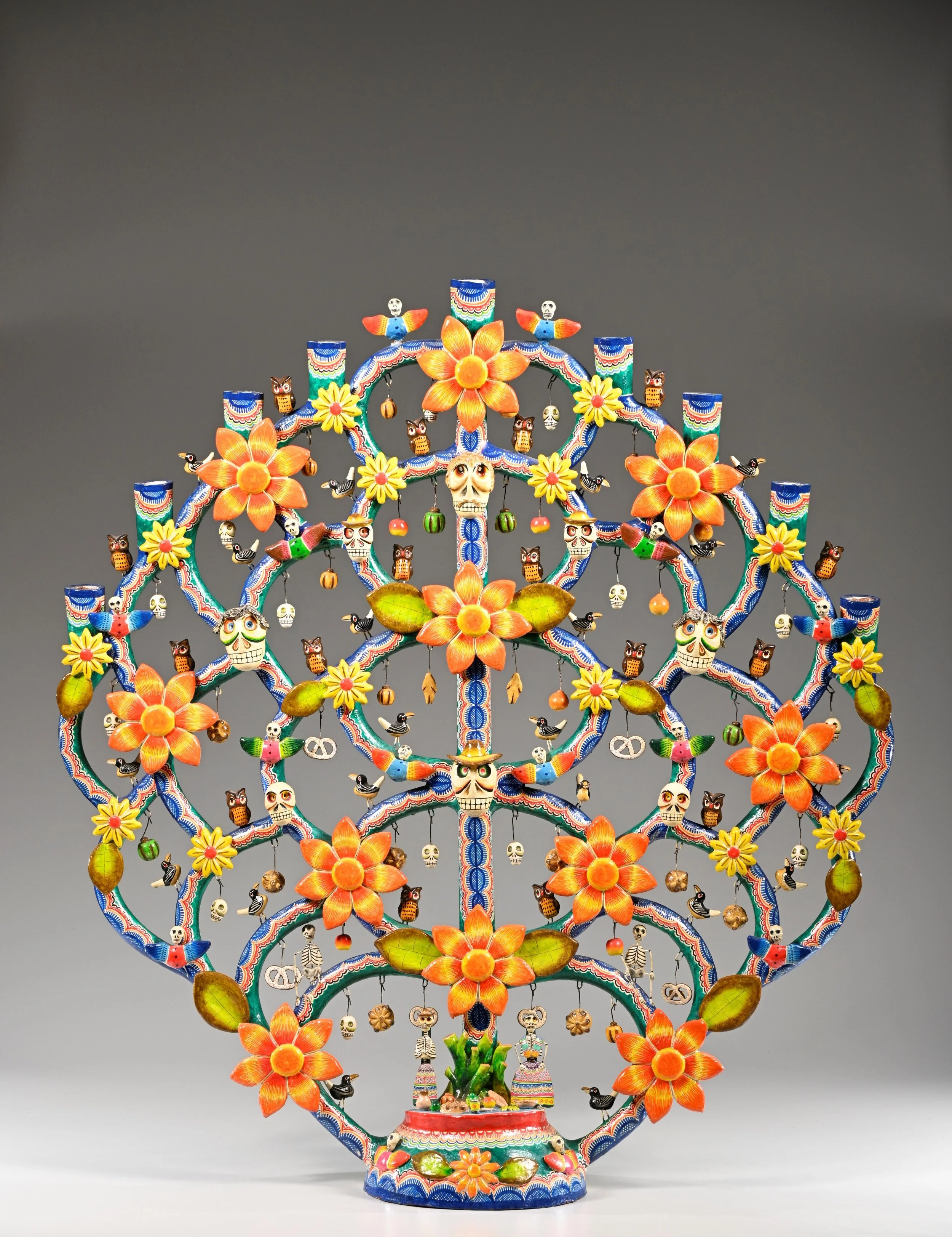 ZMA Puzzler! Arbol De La Vida "Tree of Life" Candelabrum