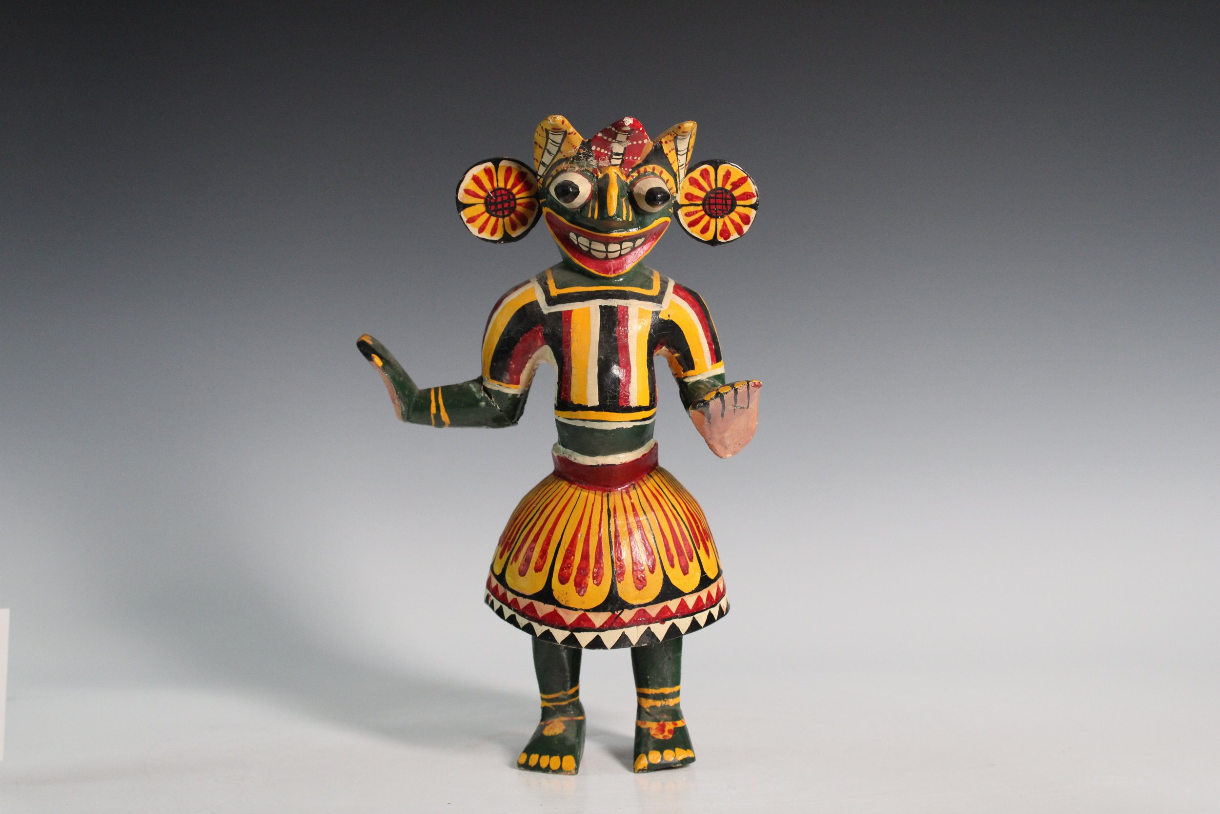 Painted Mexican figure