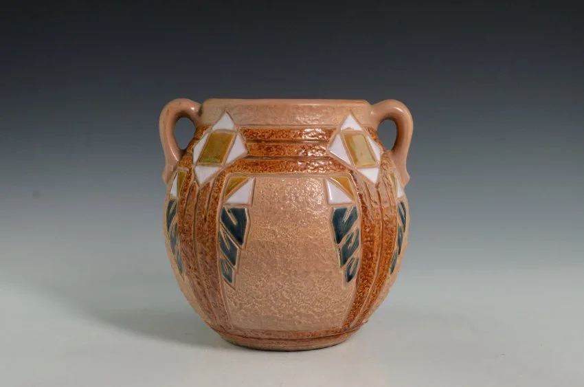 ZMA Puzzler!  Mostique Vase by the Roseville Pottery Company