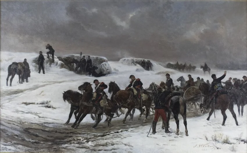 ZMA Puzzler!  Soldiers in Winter by James Alexander Walker