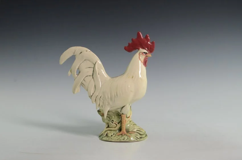 ZMA Puzzler! Brighton Figurine with White Rooster