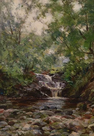 ZMA Puzzler! : Water Fall by Howard Chandler Christy