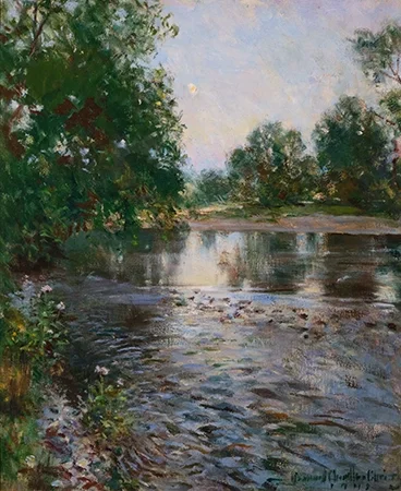 “Moon over Mettawee River”