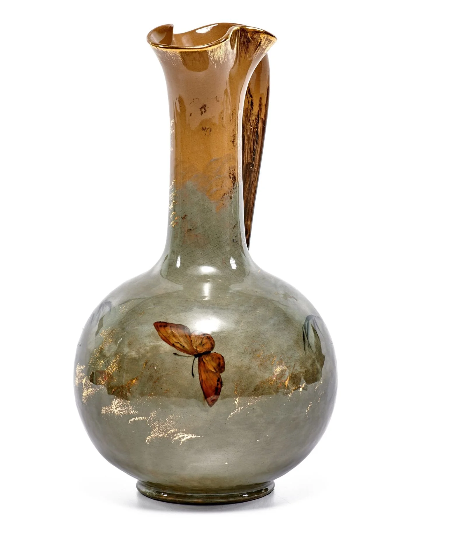 ZMA Puzzler!: Limoges Line Pitcher Featuring a Butterfly by the Rookwood Pottery Company