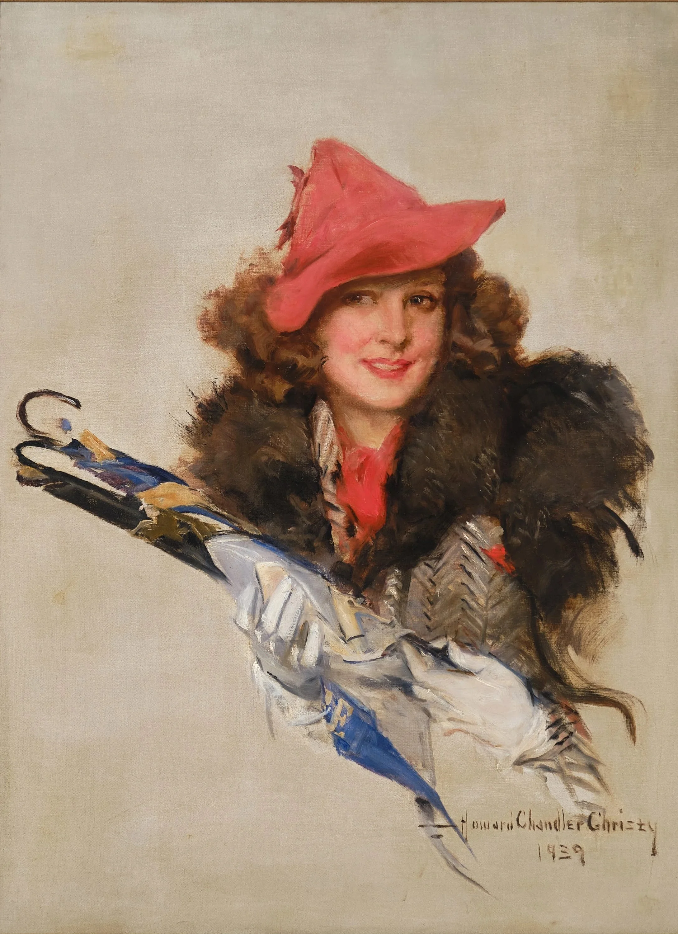 ZMA Puzzler!:Lady with Red Hat by Howard Chandler Christy