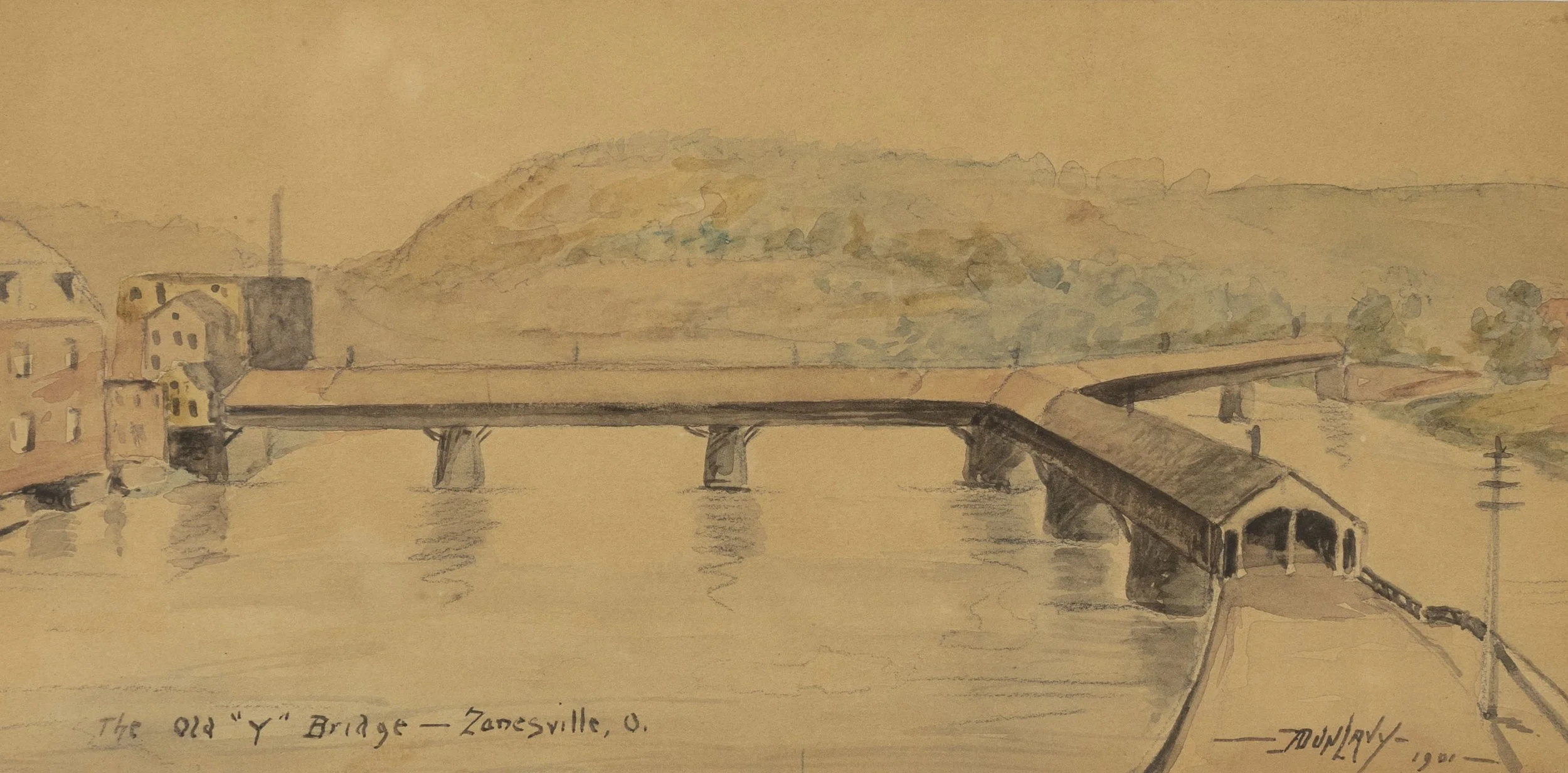 ZMA Puzzler!: The Old "Y" Bridge, Zanesville by Anthony Dunlavy