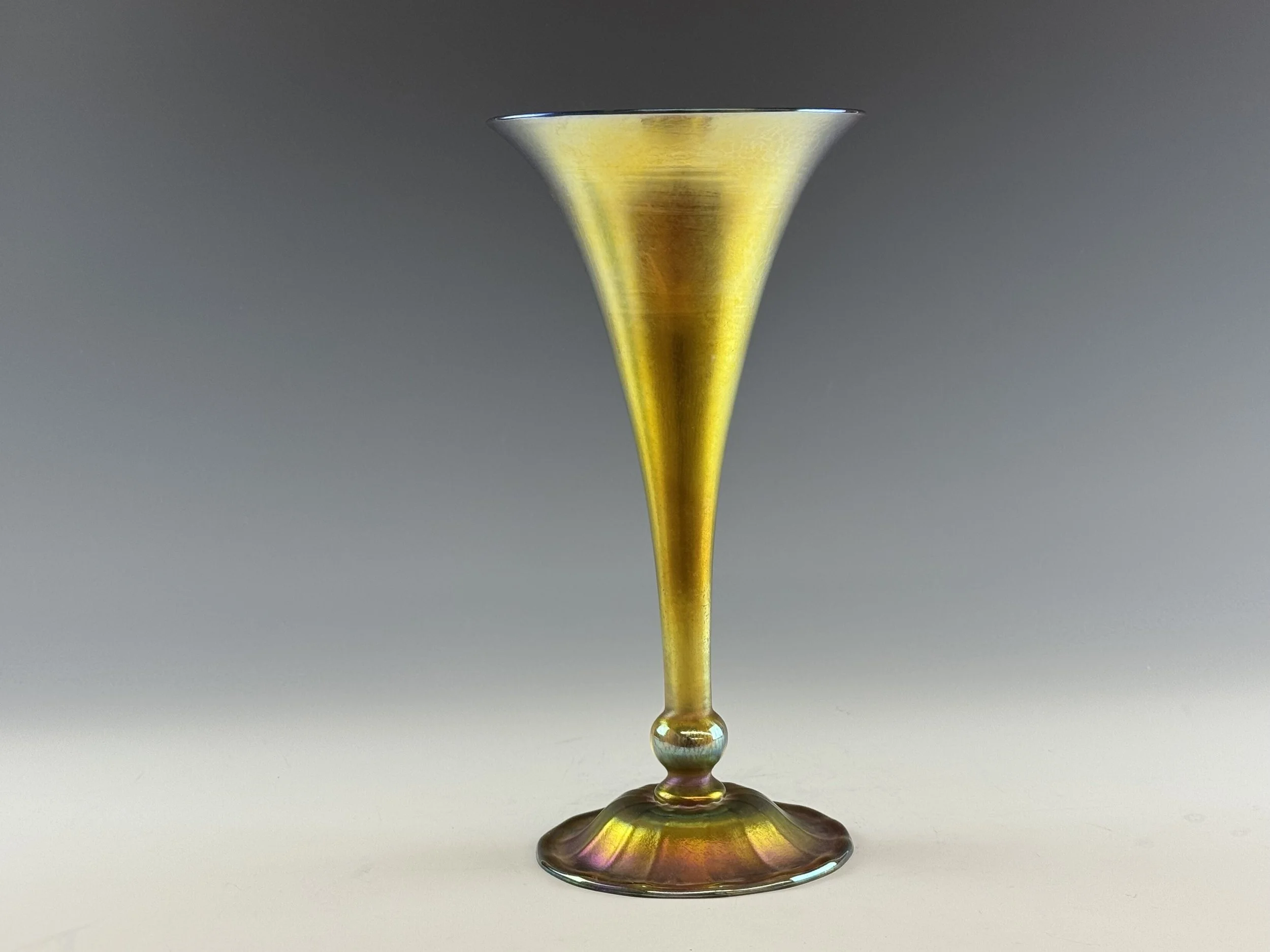 ZMA Puzzler!: Tiffany Studios Favrile Trumpet Vase