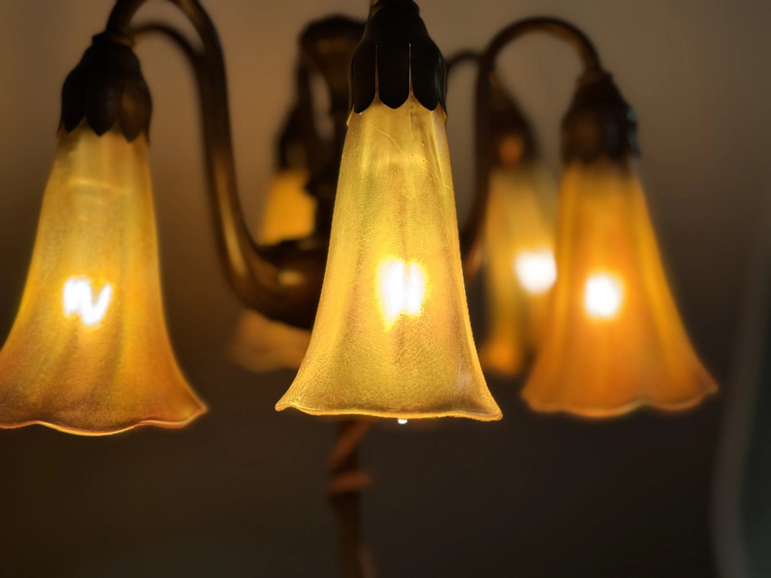 Minute with a Masterpiece: Tiffany Studios Six-Light Lily Lamp 