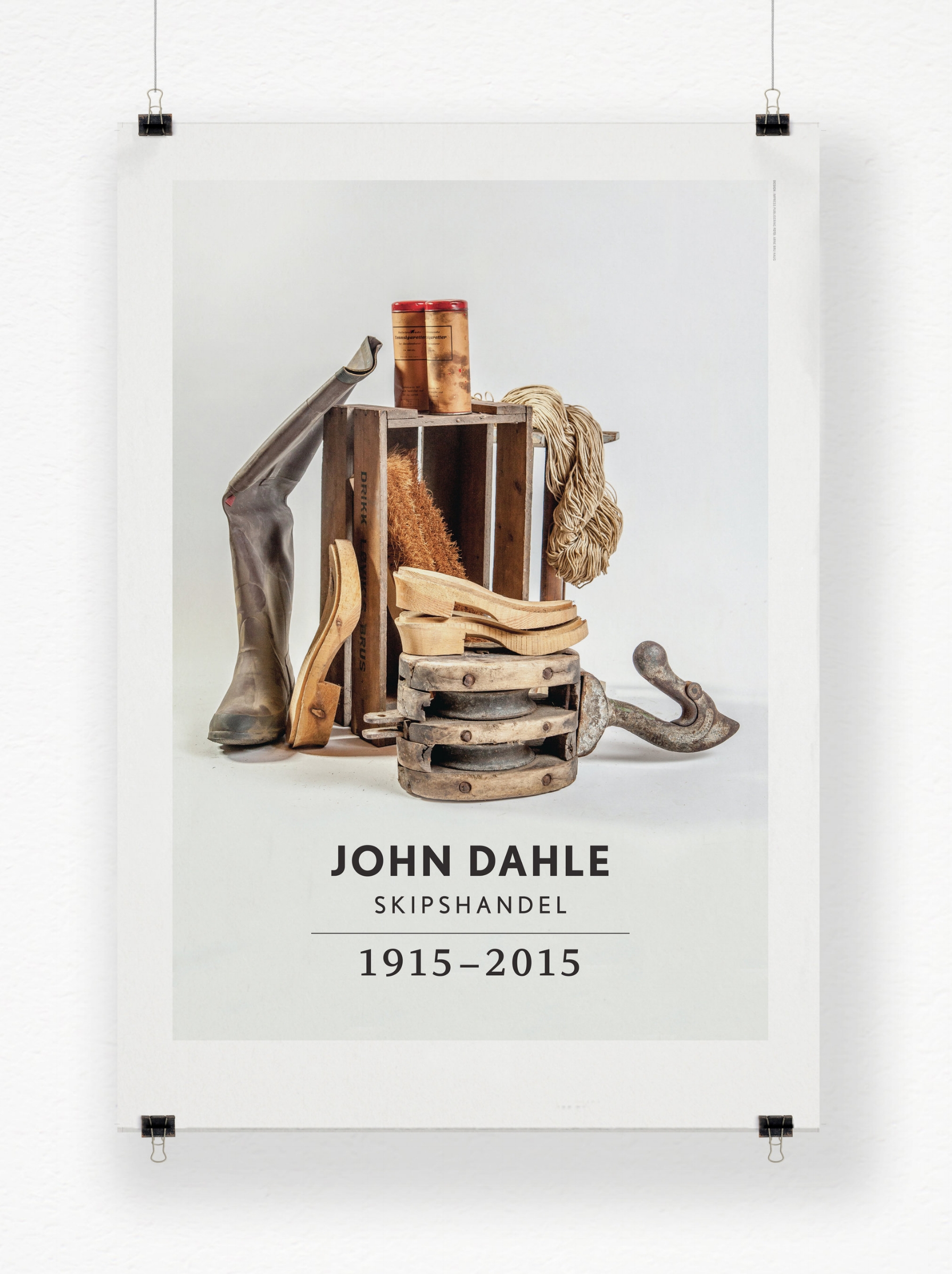 Art direction and design for book project JOHN DALE SKIPSHANDEL / Impress publisering. Photo: Arne Bru Haug