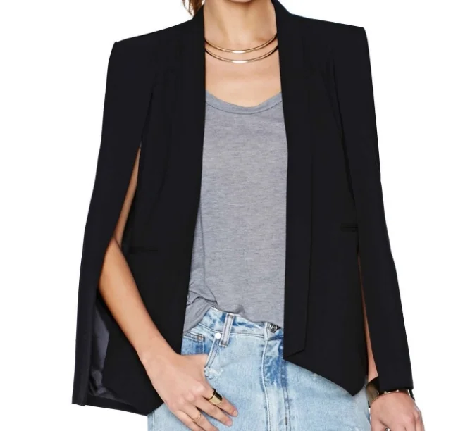 Nasty Gal Champagne Taste Cape Blazer ($68)