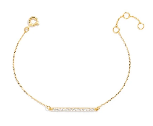 Bauble Bar Ice Slim Bar Bracelet ( $32)