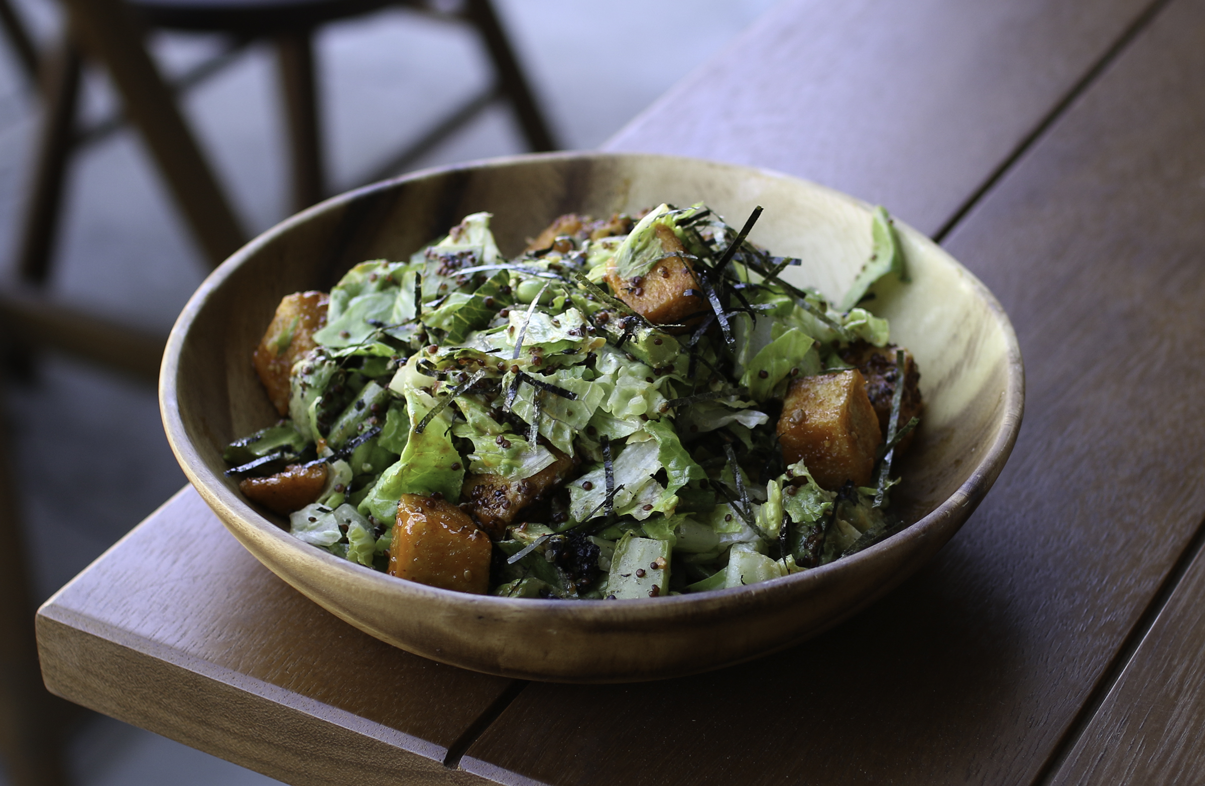  Crispy Tofu Salad 