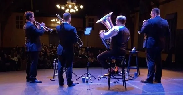 A live look at the Hogtown Brass from our October 2019 performance with the Muskoka Concert Association, at @gravenhurstoperahouse in Gravenhurst, Ontario. 
Clip is from Kevin McKee's &quot;Iron Horse&quot;, 2nd movement &quot;Highball on White Pass&