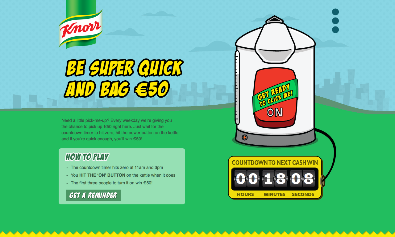 Knorr Hunger Hero Website