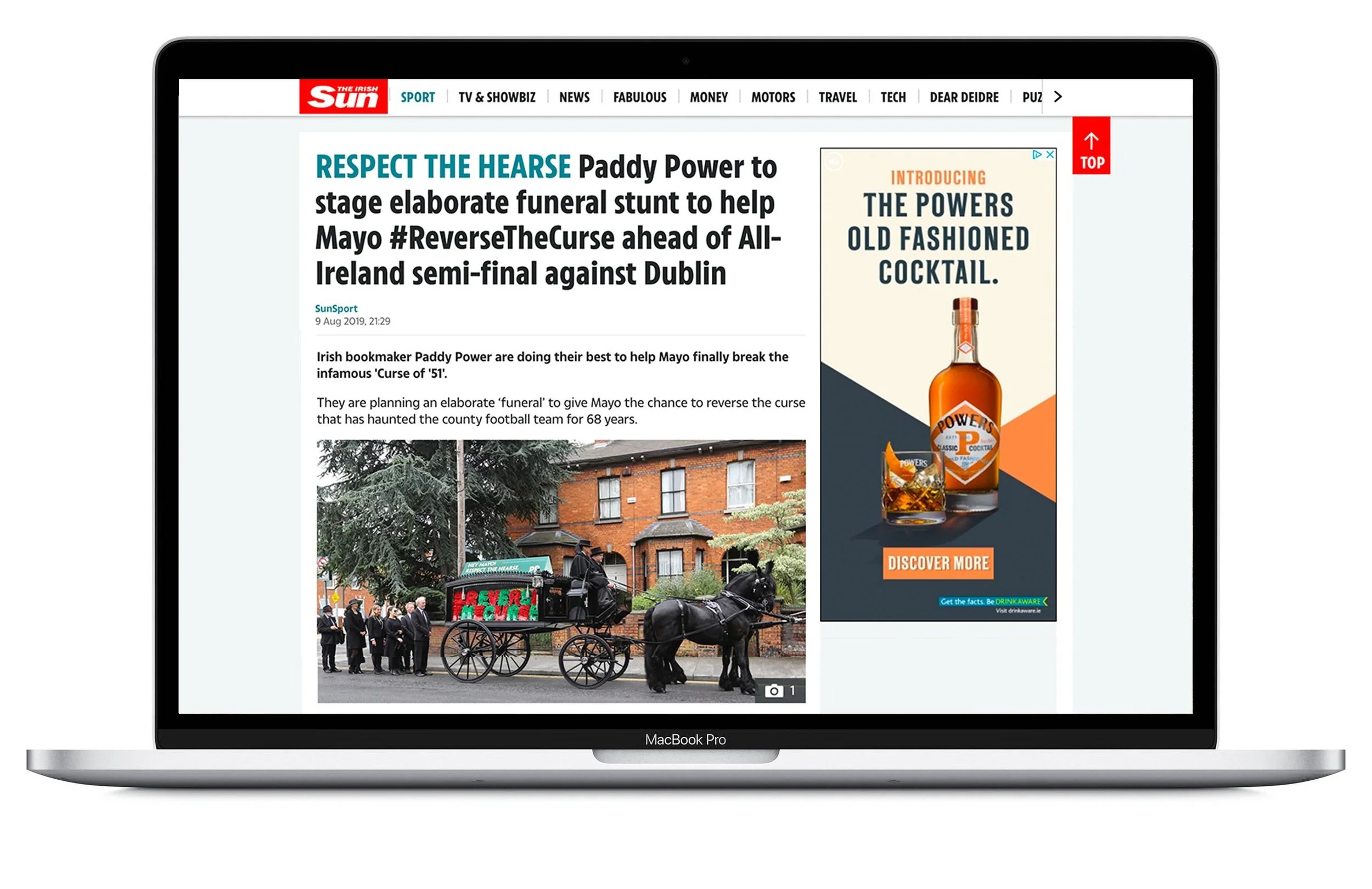 Paddy Power - Reverse The Curse (Ambient)