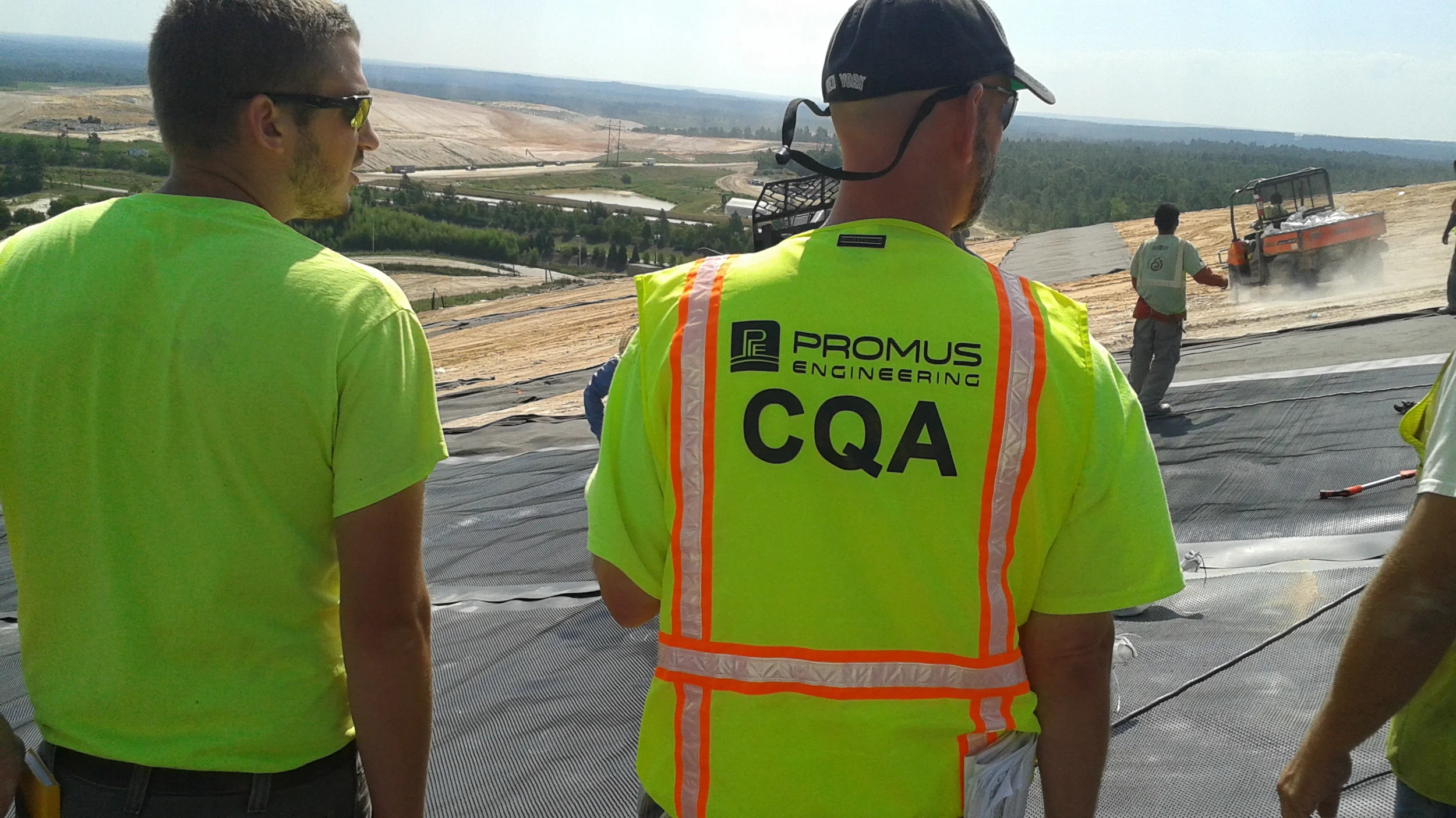 CQA and construction documentation - final cover, municipal solid waste facility, South Carolina.