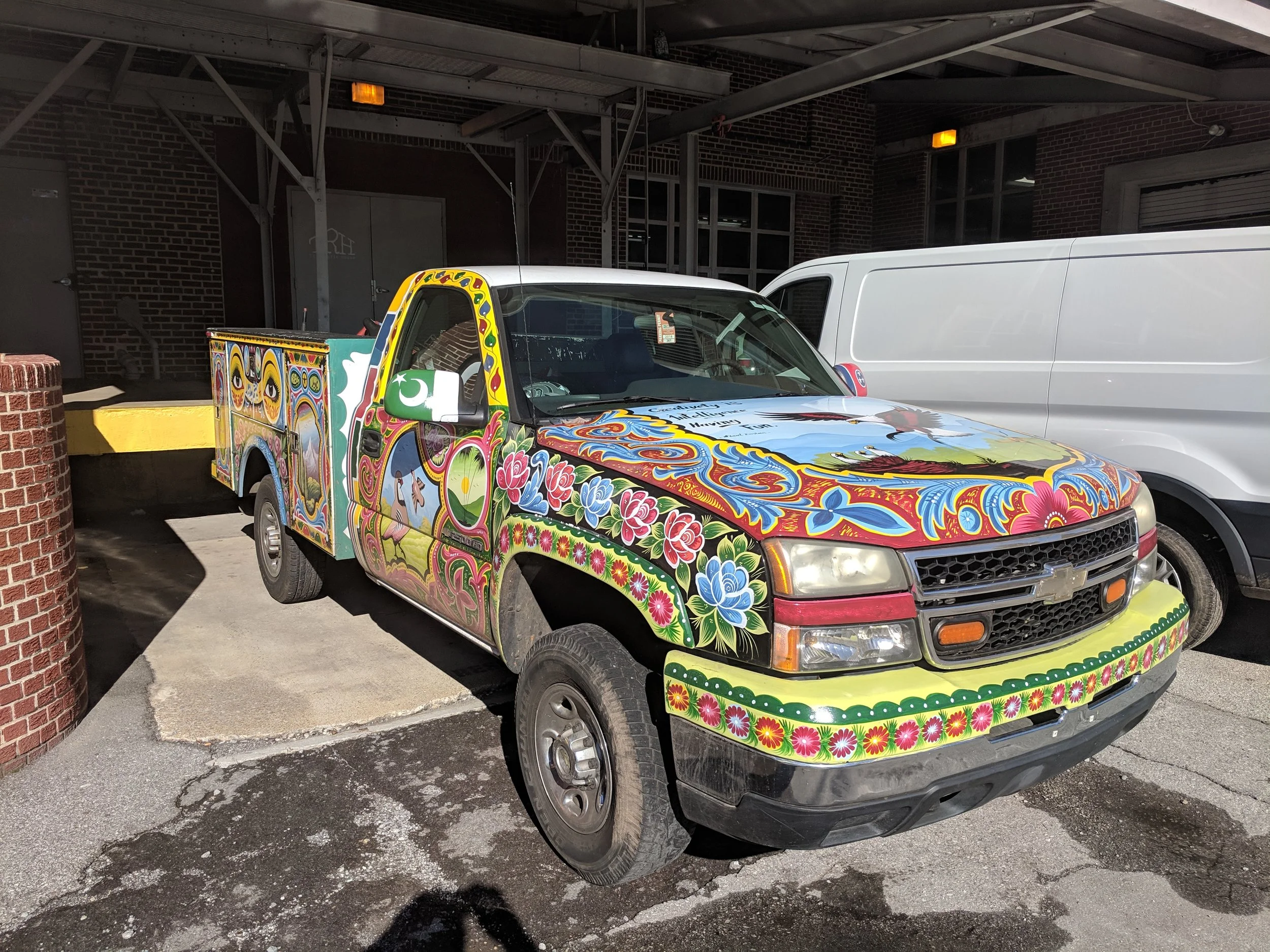 Evaluating new technician truck paint schemes. Winner?