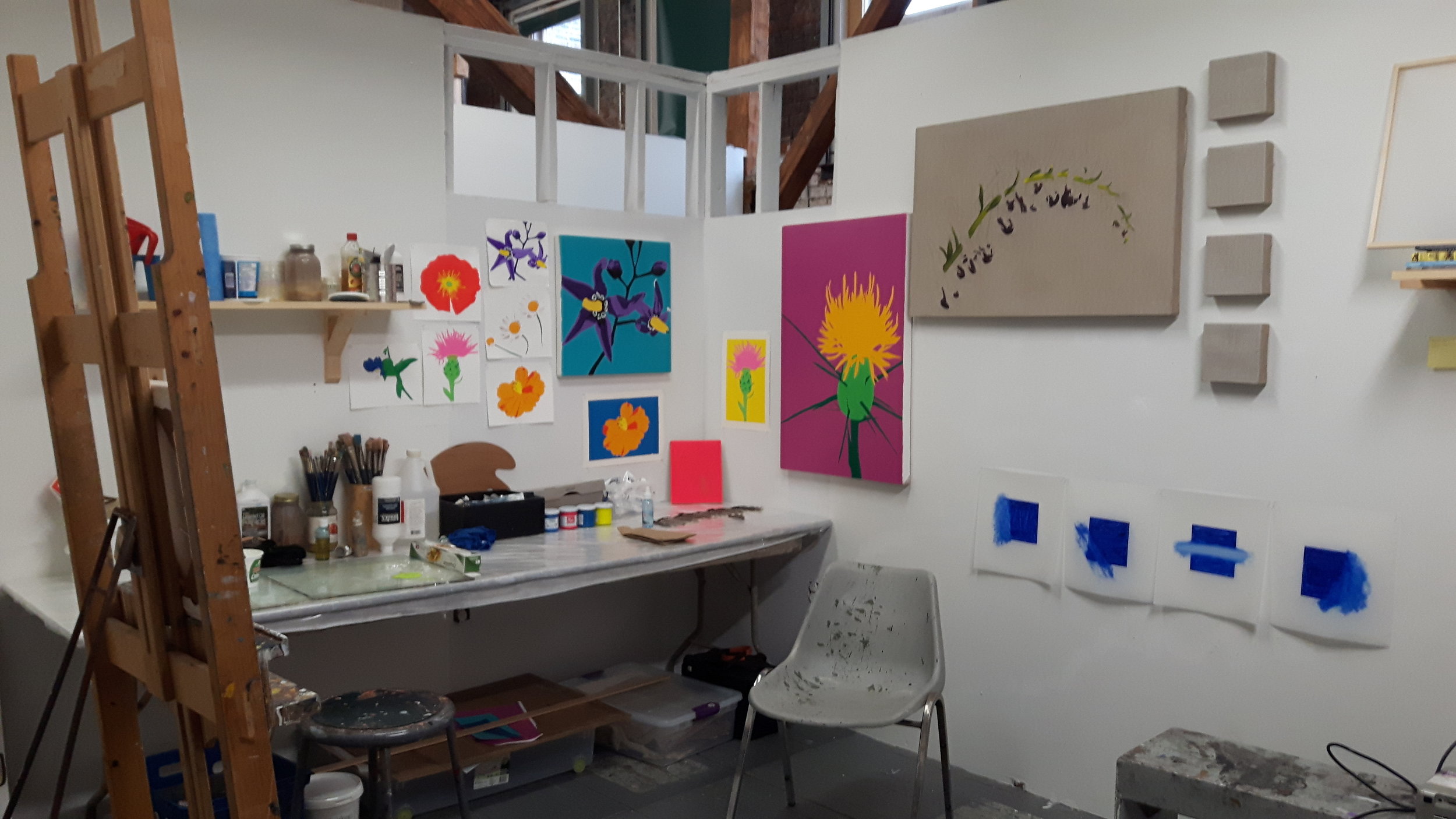 Studio at the end of semester 1