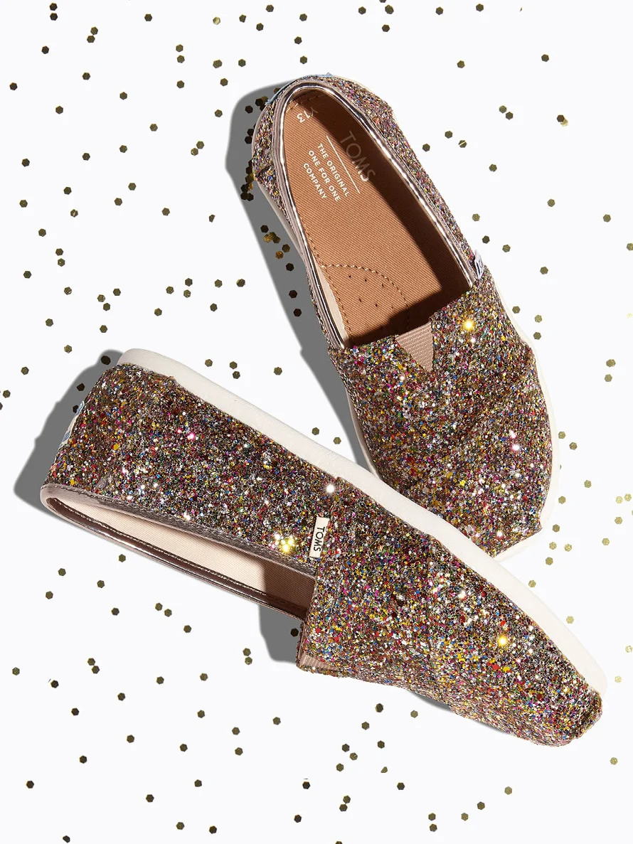 toms multi party glitter