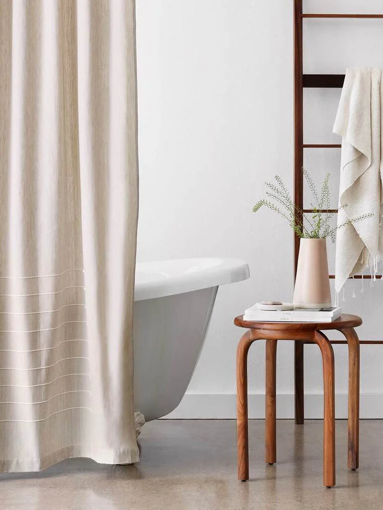 6 EcoFriendly Shower Curtains For An Easy Bathroom Upgrade