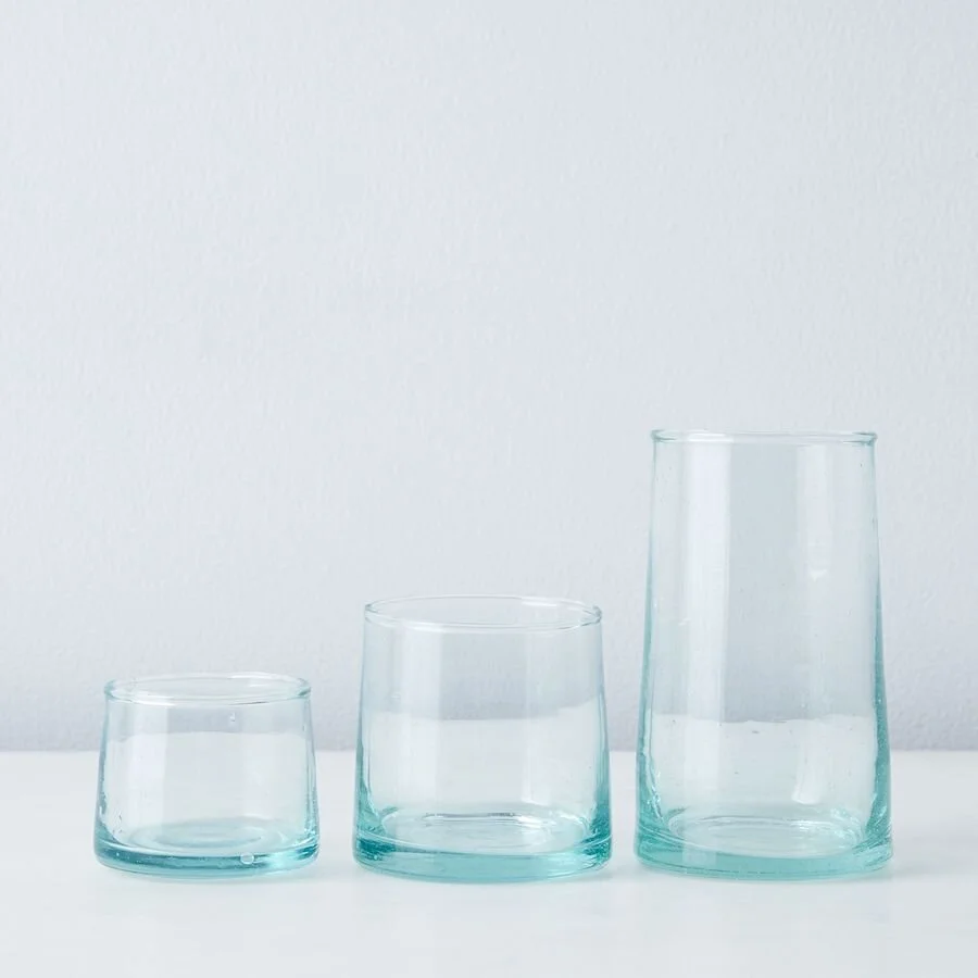 These 7 Recycled Glassware Brands Make It Easy To Stay Hydrated