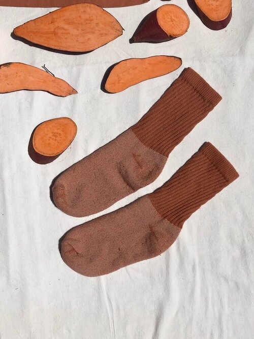 Pansy-organic-socks