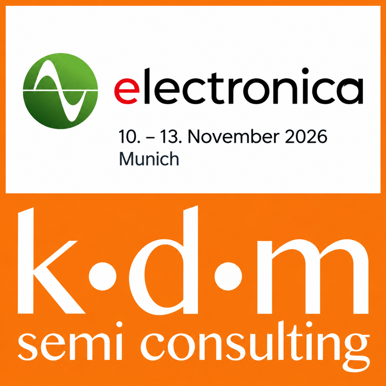k•d•m @ Electronica 2026 