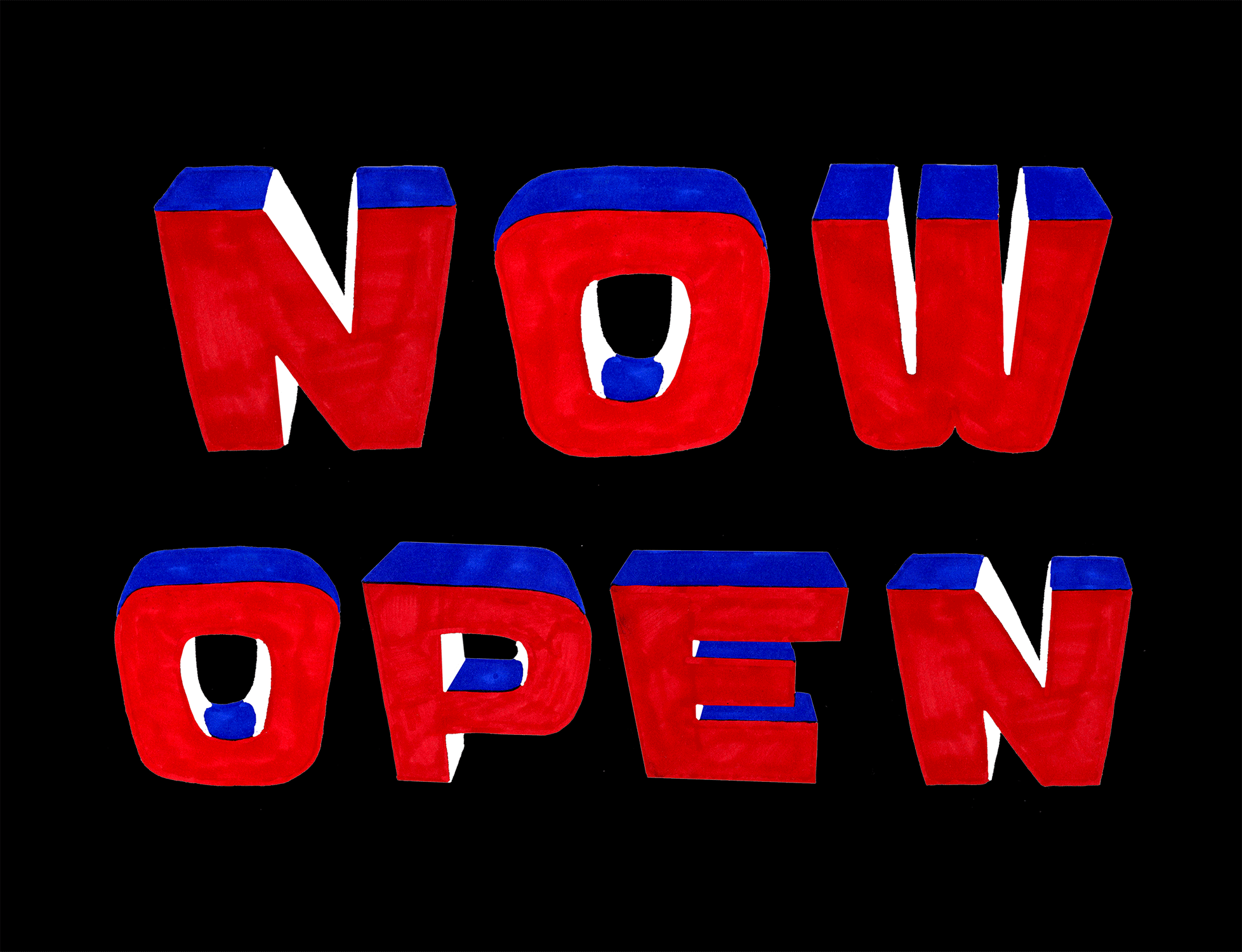Now open