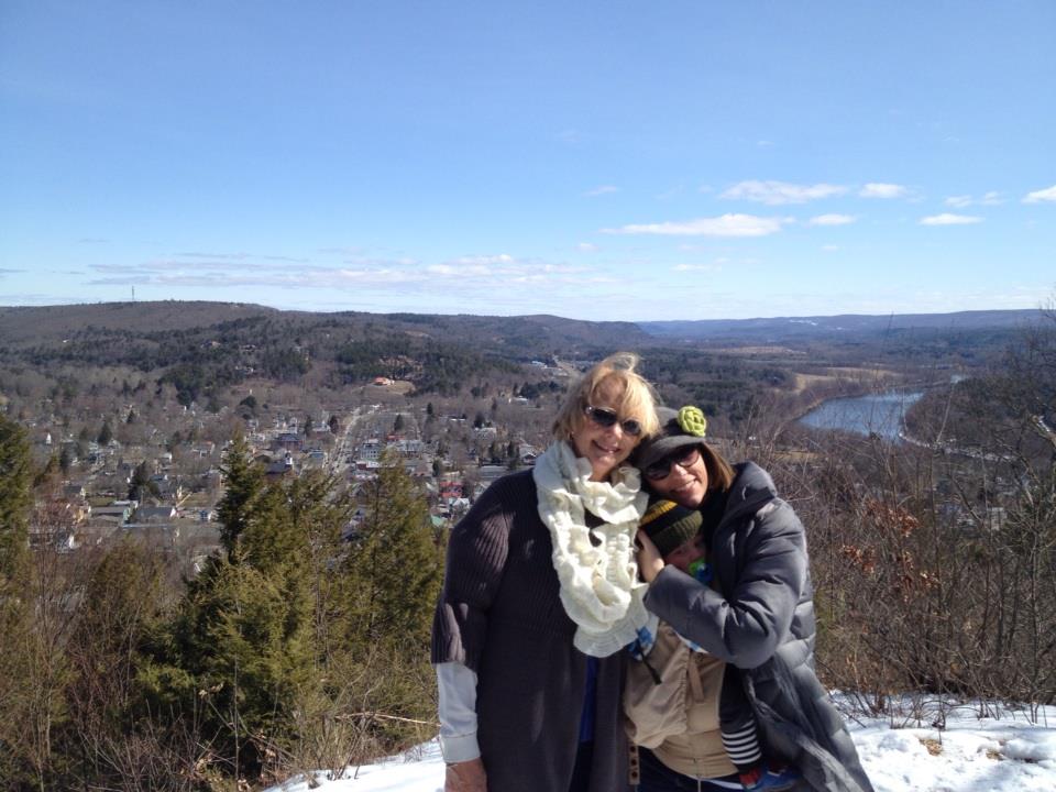 Mom, me and my son enjoying the outdoors.
