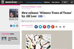 New release: 'Witness Trees of Texas' by Jill Lear