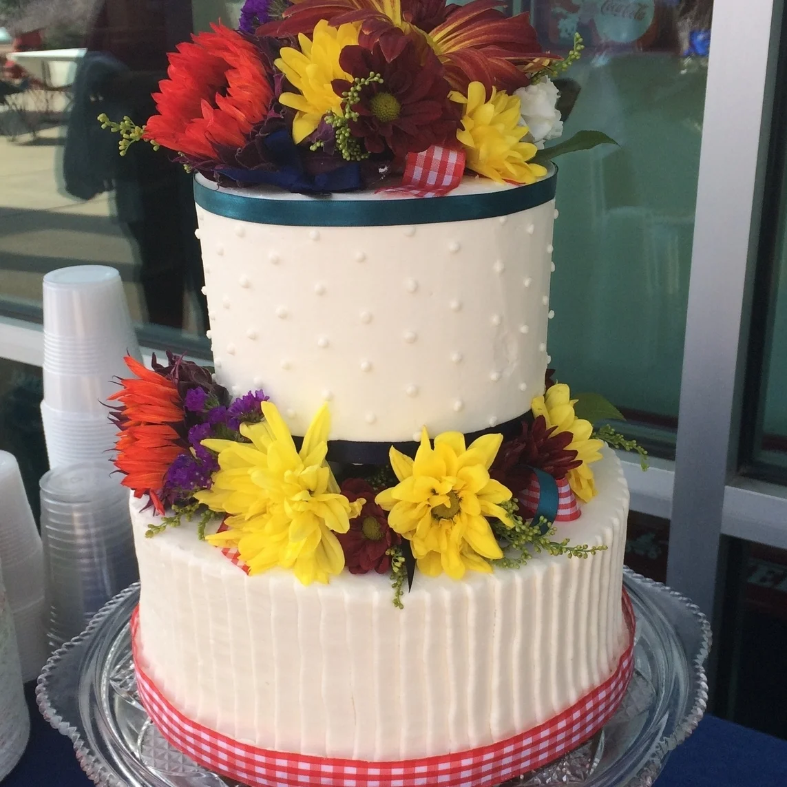 Handcraft Cakes Floral Wedding Cake.jpg