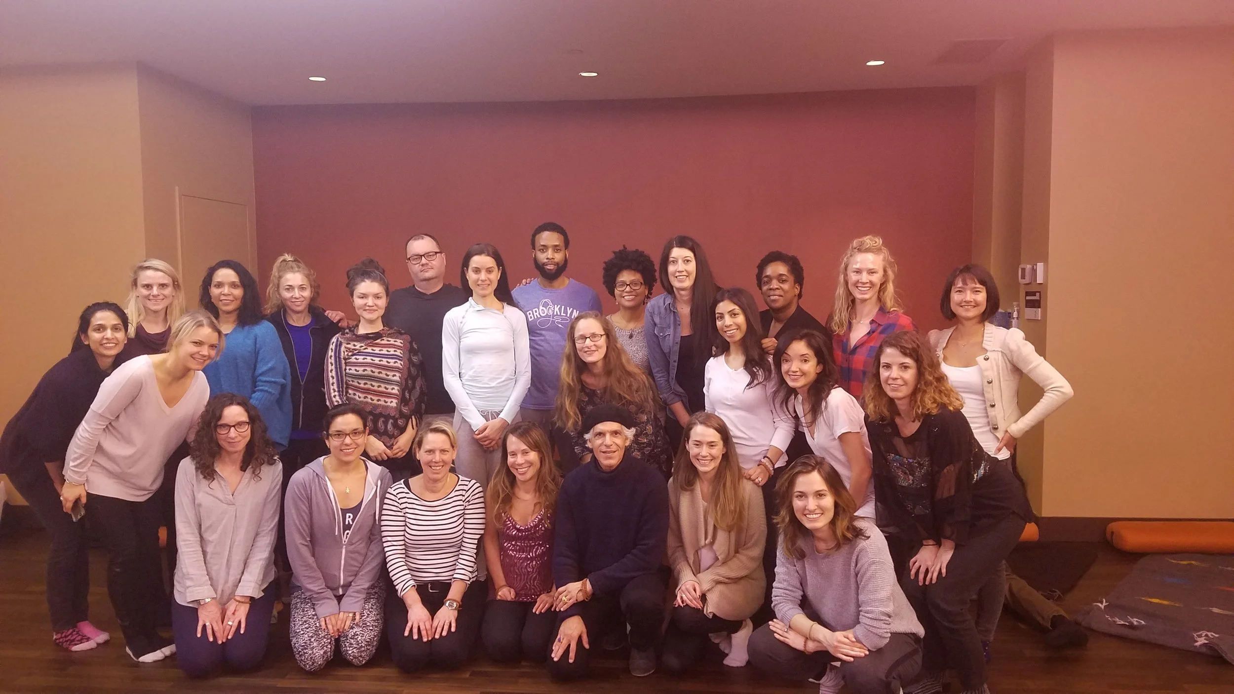 January 2017 teacher training graduates with our beloved Nalanda teachers!